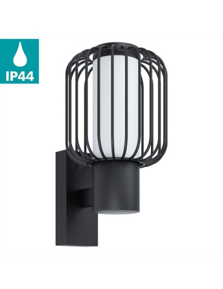 Aplique Exterior Rejilla RAVELLO Bombilla excl.1xE27 28W IP44 | LeonLeds