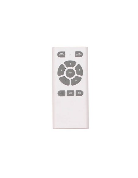 Ventilador moderno LED con motor DC TEMPO plata 23W CCT para estancias grandes con aspas reversibles 
