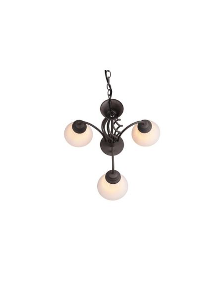 Lámpara de Techo 3 Pantallas Vidrio Estilo Clásico RUSTICA | LeonLeds