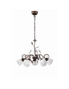 Lustre 5 cortinas de vidro TRADITIO Cristales | LeonLeds 2