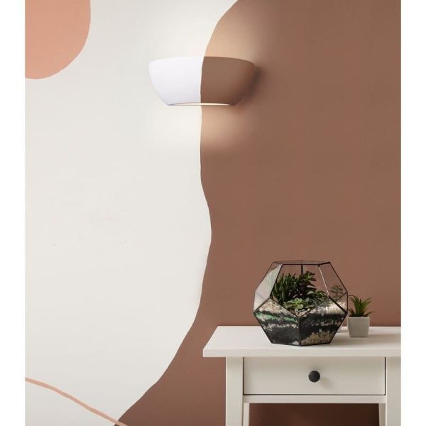 Aplique de gesso personalizável ROMA Up and Down Light | LeonLeds