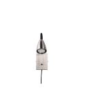 Aplique de Pared Lector Interruptor Integrado WANDA Níquel | LeonLeds