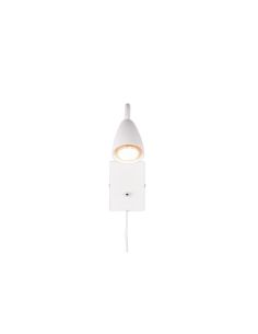 Aplique Pared con Lector Interruptor Integrado WANDA Blanco | LeonLeds 2