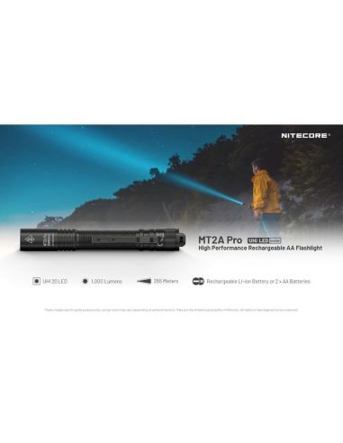 Nitecore MT2A Pro Taschenlampe 1000...