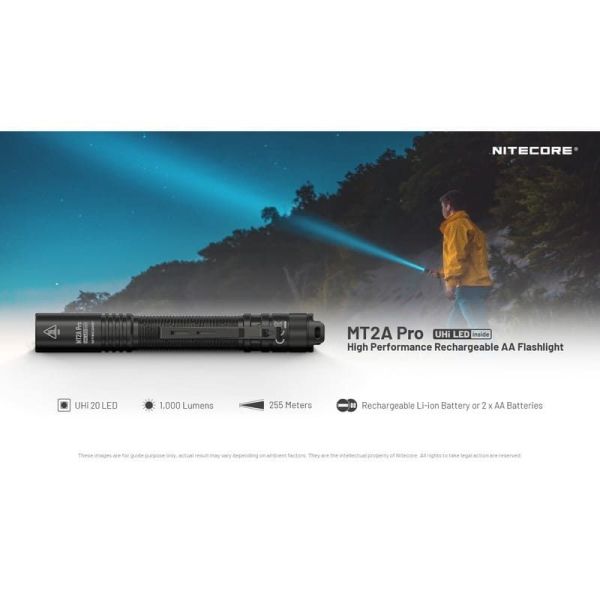 Nitecore MT2A Pro Taschenlampe 1000...