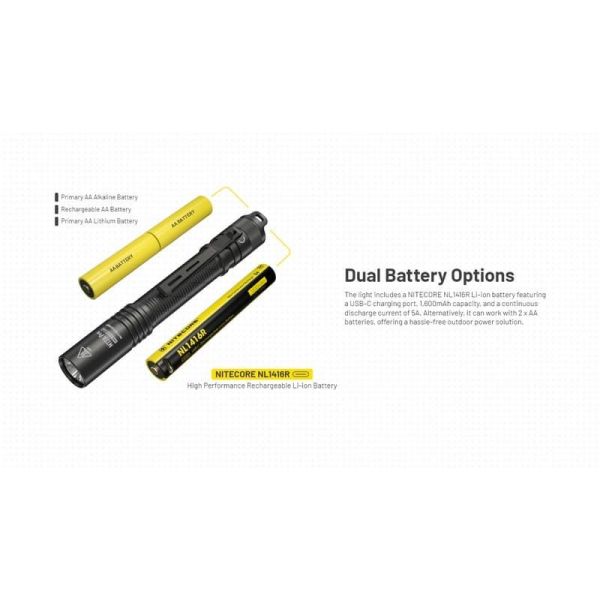 Nitecore MT2A Pro Taschenlampe 1000...