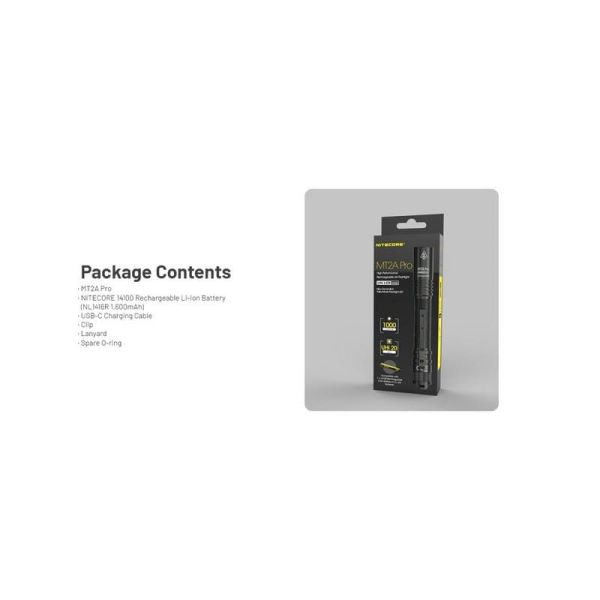 Nitecore MT2A Pro Taschenlampe 1000...