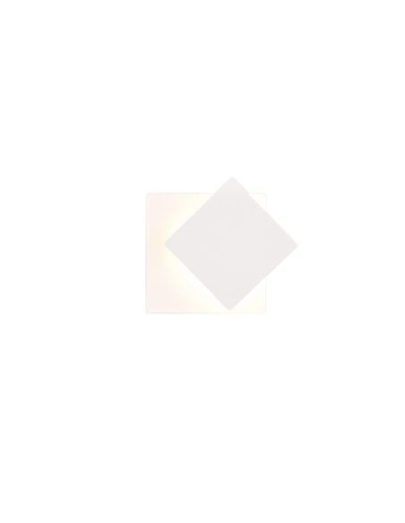 Aplique Pared LED MIO 6W 3000K Iluminación de Ambiente Cuadrado | LeonLeds