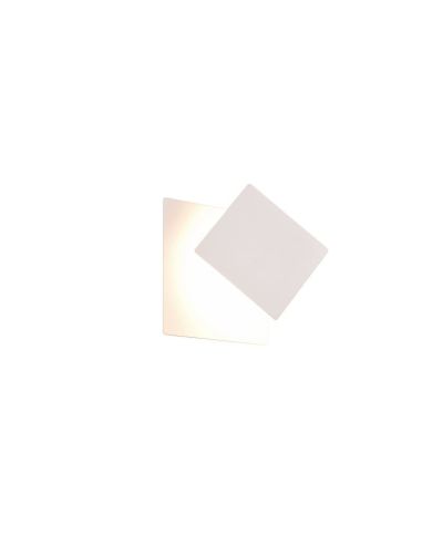 Aplique Pared LED MIO 6W 3000K Iluminación de Ambiente Cuadrado | LeonLeds