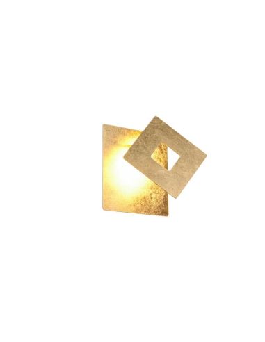 Aplique Pared LED Orientable Iluminación Indirecta LEANO 6W 3000K IP20 Cuadrado | LeonLeds