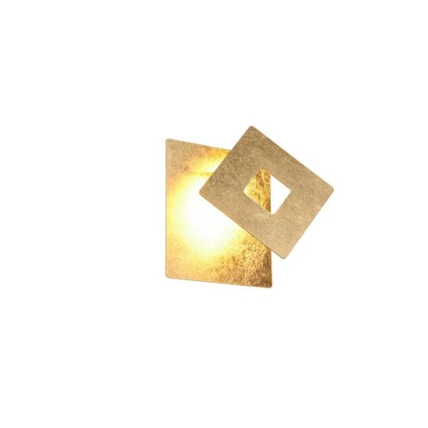 Aplique Pared LED Orientable Iluminación Indirecta LEANO 6W 3000K IP20 Cuadrado | LeonLeds