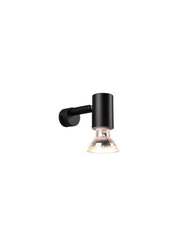 Aplique Pared Foco Orientable LORENZO Bombilla excl.GU10 max. 5W IP44 Baño | LeonLeds