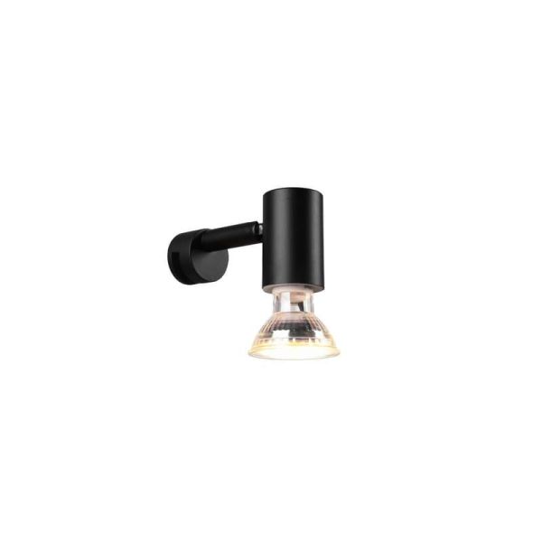Aplique Pared Foco Orientable LORENZO Bombilla excl.GU10 max. 5W IP44 Baño | LeonLeds
