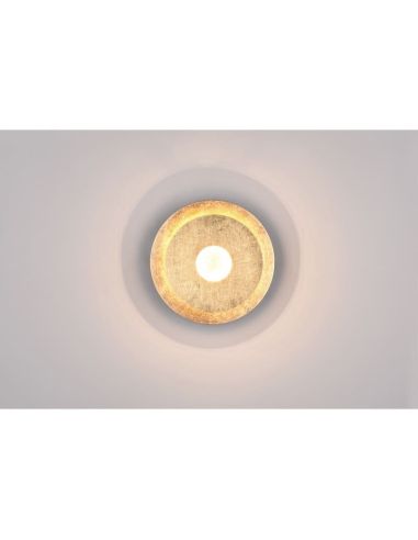 Aplique Pared LED Orientable Iluminación Indirecta LEANO 6W 3000K IP20 Redondo | LeonLeds