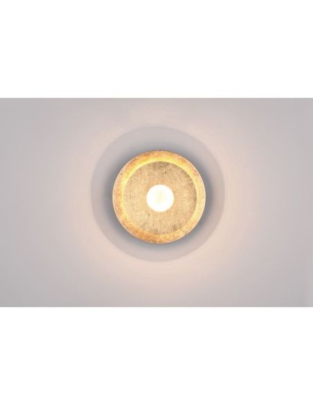 Aplique Pared LED Orientable Iluminación Indirecta LEANO 6W 3000K IP20 Redondo | LeonLeds