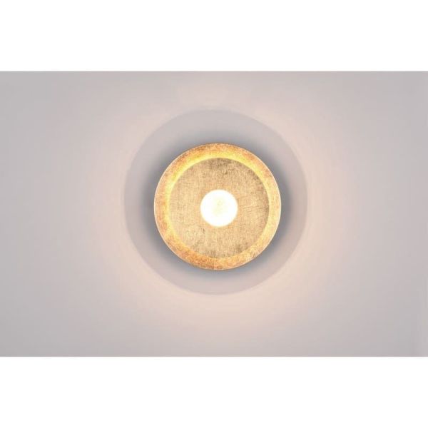 Aplique Pared LED Orientable Iluminación Indirecta LEANO 6W 3000K IP20 Redondo | LeonLeds