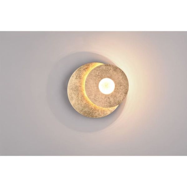 Aplique Pared LED Orientable Iluminación Indirecta LEANO 6W 3000K IP20 Redondo | LeonLeds