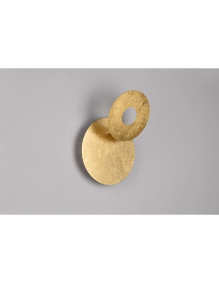 Aplique Pared LED Orientable Iluminación Indirecta LEANO 6W 3000K IP20 Redondo | LeonLeds