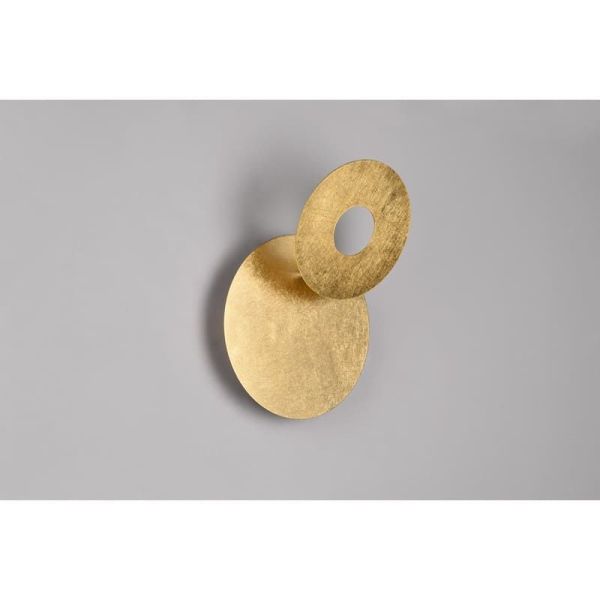 Aplique Pared LED Orientable Iluminación Indirecta LEANO 6W 3000K IP20 Redondo | LeonLeds