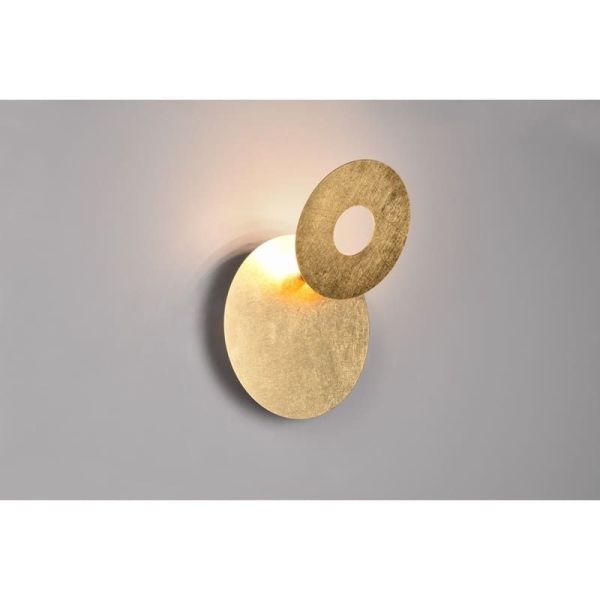 Aplique Pared LED Orientable Iluminación Indirecta LEANO 6W 3000K IP20 Redondo | LeonLeds