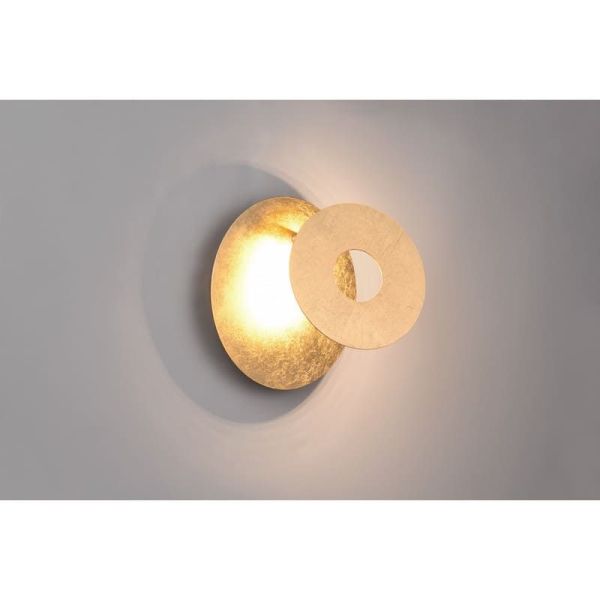 Aplique Pared LED Orientable Iluminación Indirecta LEANO 6W 3000K IP20 Redondo | LeonLeds