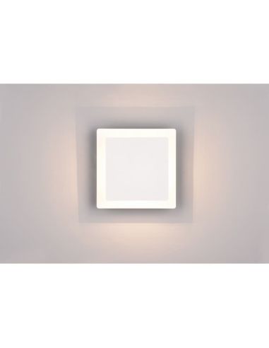 Aplique Pared LED MIO 6W 3000K Iluminación de Ambiente Cuadrado | LeonLeds
