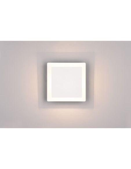 Aplique LED MIO 6W 3000K Iluminação ambiente quadrada | LeonLeds