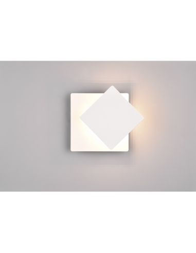 Aplique LED MIO 6W 3000K Iluminação ambiente quadrada | LeonLeds