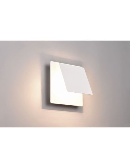 Applique murale LED MIO 6W 3000K Éclairage d'ambiance carré | LéonLeds