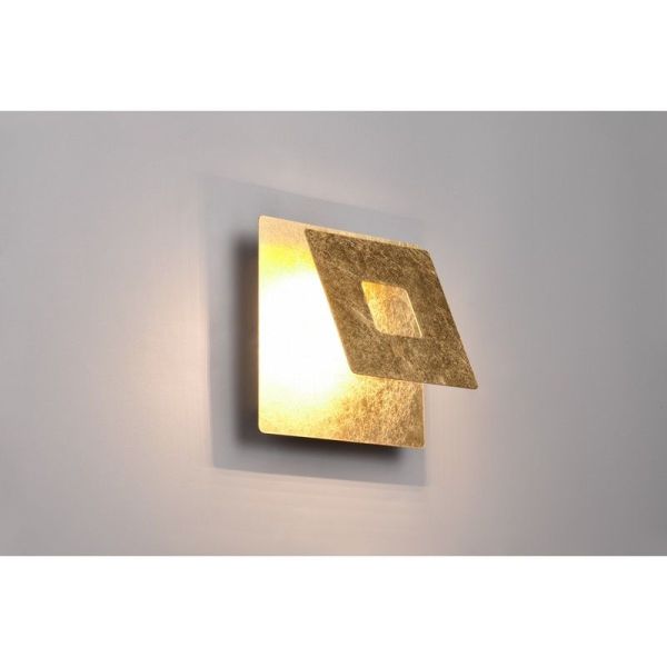 Aplique Pared LED Orientable Iluminación Indirecta LEANO 6W 3000K IP20 Cuadrado | LeonLeds