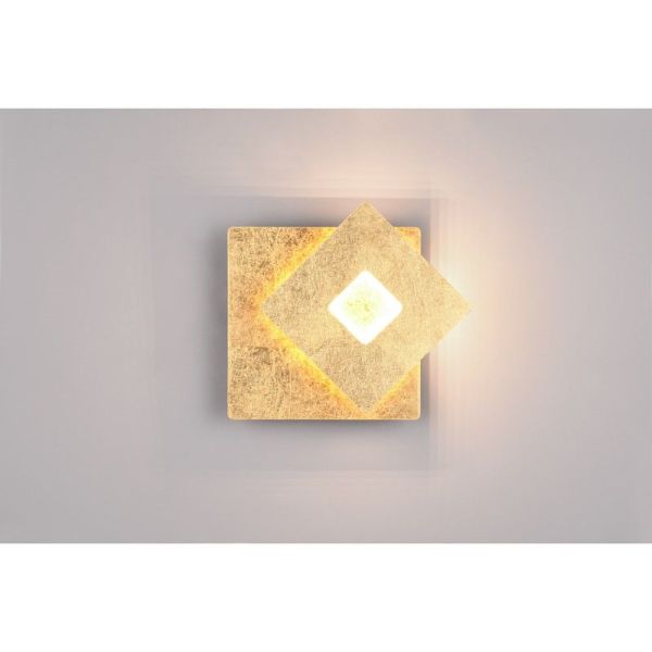 Aplique Pared LED Orientable Iluminación Indirecta LEANO 6W 3000K IP20 Cuadrado | LeonLeds