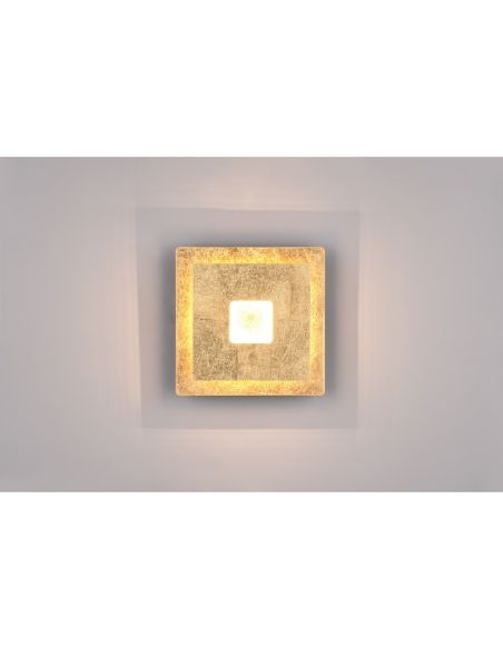 Aplique Pared LED Orientable Iluminación Indirecta LEANO 6W 3000K IP20 Cuadrado | LeonLeds