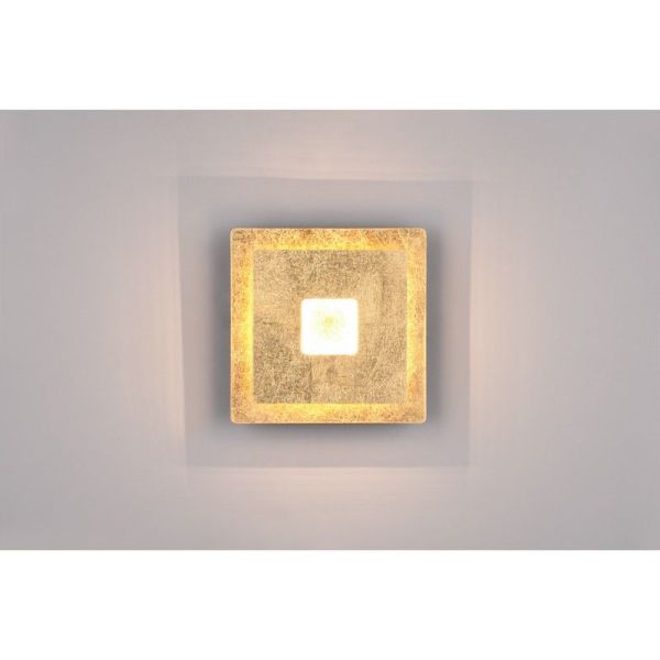 Aplique Pared LED Orientable Iluminación Indirecta LEANO 6W 3000K IP20 Cuadrado | LeonLeds