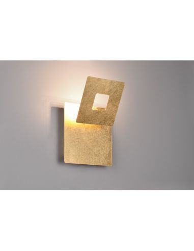 Aplique Pared LED Orientable Iluminación Indirecta LEANO 6W 3000K IP20 Cuadrado | LeonLeds