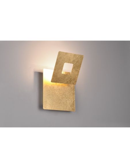 Aplique Pared LED Orientable Iluminación Indirecta LEANO 6W 3000K IP20 Cuadrado | LeonLeds