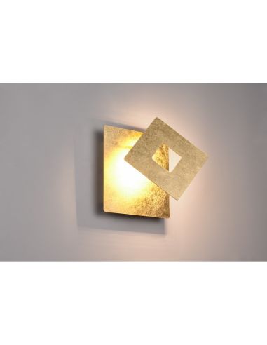 Aplique Pared LED Orientable Iluminación Indirecta LEANO 6W 3000K IP20 Cuadrado | LeonLeds