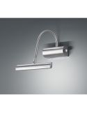 Aplique Pared LED CURTIS Regulador Intensidad Integrado incl.1x4W LED 3000K IP20 Níquel | LeonLeds