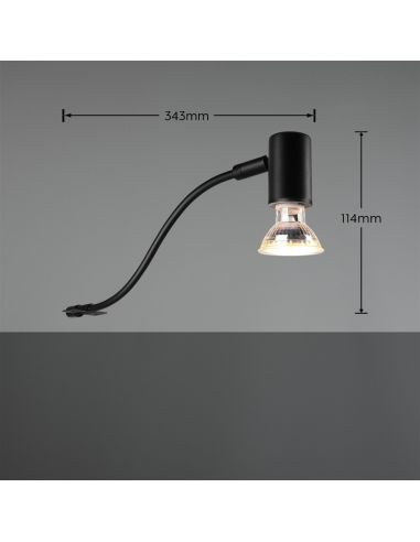 Aplique Pared Sencillo y Orientable Baño GIADA Bombilla excl.GU10 max. 5W IP44 | LeonLeds