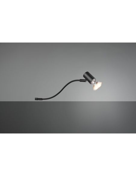 Aplique Pared Sencillo y Orientable Baño GIADA Bombilla excl.GU10 max. 5W IP44 | LeonLeds