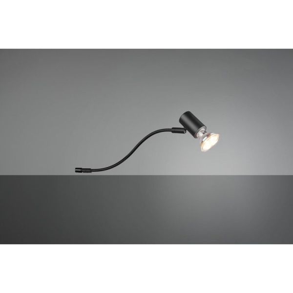 Aplique Pared Sencillo y Orientable Baño GIADA Bombilla excl.GU10 max. 5W IP44 | LeonLeds
