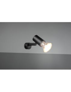 Aplique Pared Foco Orientable LORENZO Bombilla excl.GU10 max. 5W IP44 Baño | LeonLeds 2