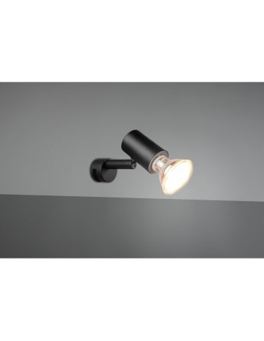 Aplique Pared Foco Orientable LORENZO Bombilla excl.GU10 max. 5W IP44 Baño | LeonLeds