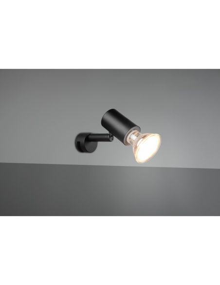 Ampoule murale spot orientable LORENZO sans GU10 max. Salle de bain 5W IP44 | LéonLeds