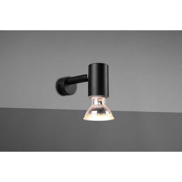 Aplique Pared Foco Orientable LORENZO Bombilla excl.GU10 max. 5W IP44 Baño | LeonLeds