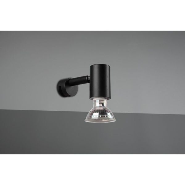 Aplique Pared Foco Orientable LORENZO Bombilla excl.GU10 max. 5W IP44 Baño | LeonLeds