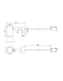 Aplique Pared Foco Orientable LORENZO Bombilla excl.GU10 max. 5W IP44 Baño | LeonLeds