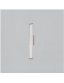 Aplique de Baño LED DUNE 60cm largo Opal/Cromo, 19W 1780lm, IP44, 3000K-4000K con Interruptor deslizante