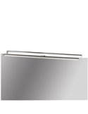 Applique salle de bain DUSTIN 80cm de long Chrome, LED intégrée 15W 3000K 1200lm, IP44, 3 fixations