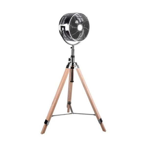 Ventilador Pie y Suelo Muy Potente Ø28cm TROMSÖ Estilo Industrial 3 Velocidades | LeonLeds