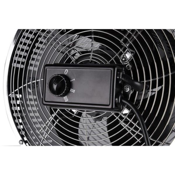 Ventilador Pie y Suelo Muy Potente Ø28cm TROMSÖ Estilo Industrial 3 Velocidades | LeonLeds